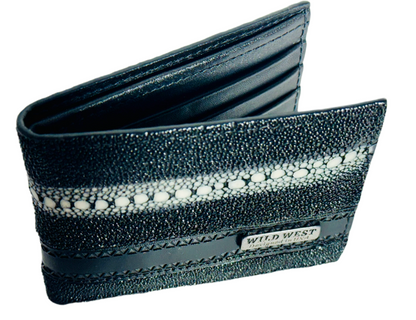 Wild West Black Stingray Rowstone Men’s Wallet