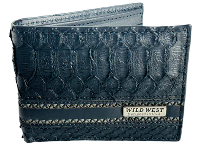 Wild West Black Phyton Men’s Wallet