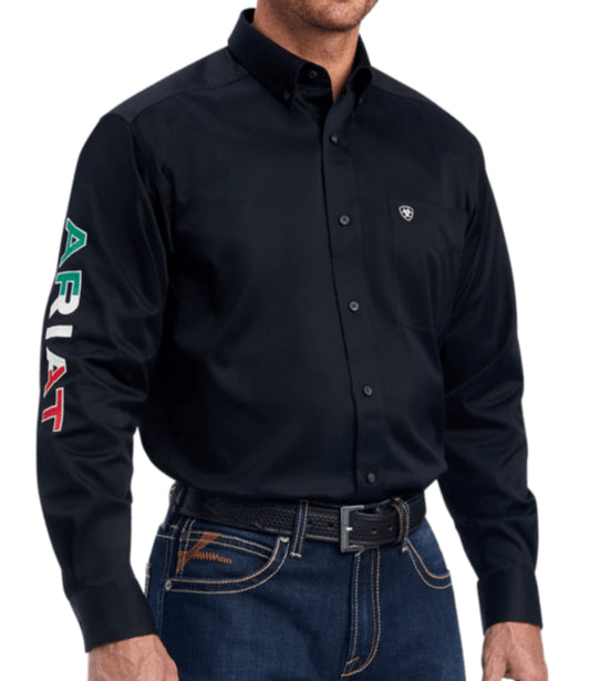 Ariat - MNS Team Logo Twill Classic Fit Shirt